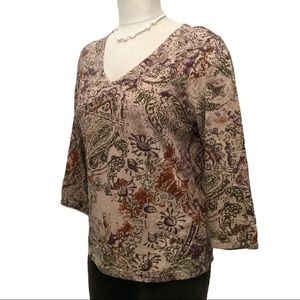 COLDWATER CREEK V-Neck Top!